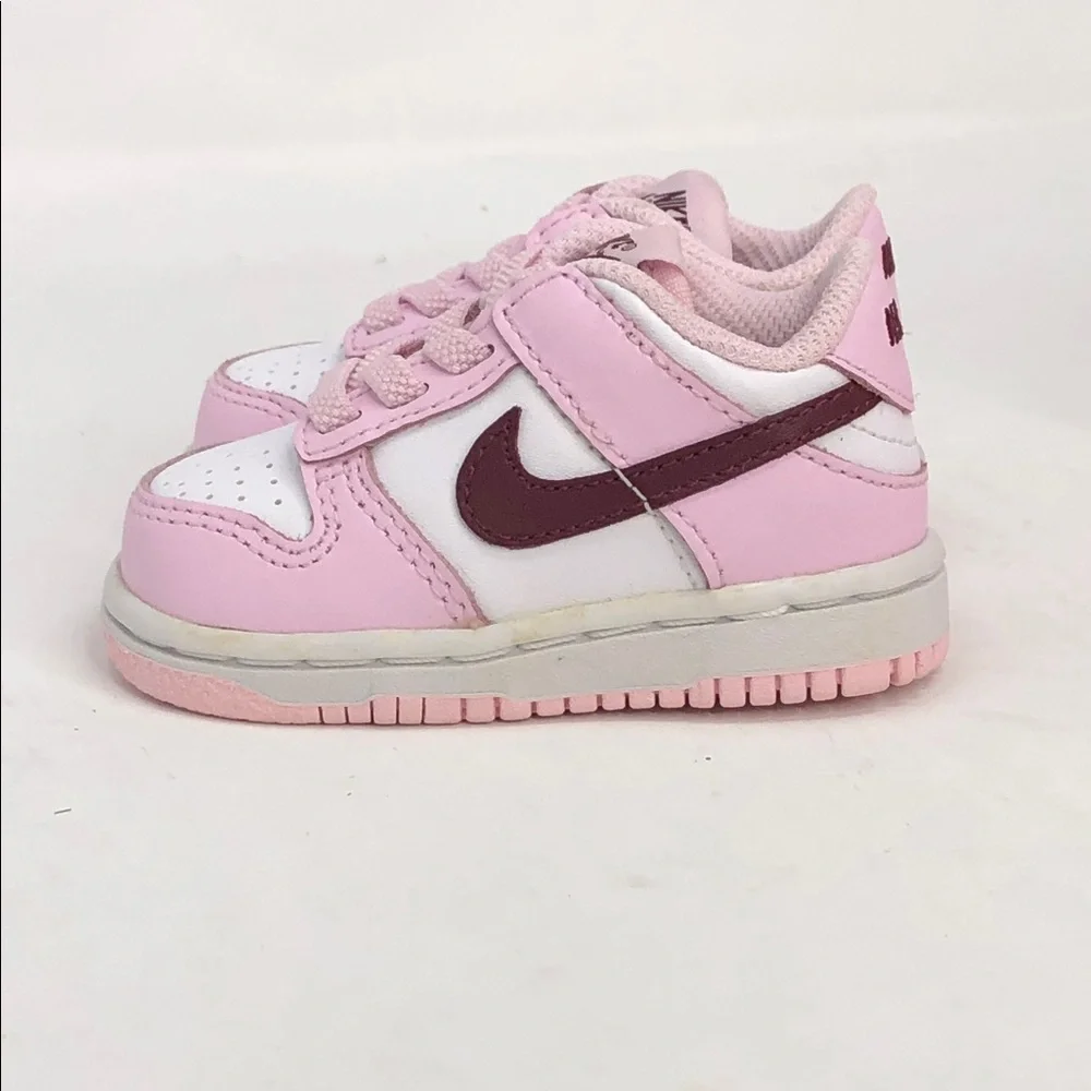 Nike Dunk Low Pink Foam CW1589-601 Infants Sneakers - Size 3C